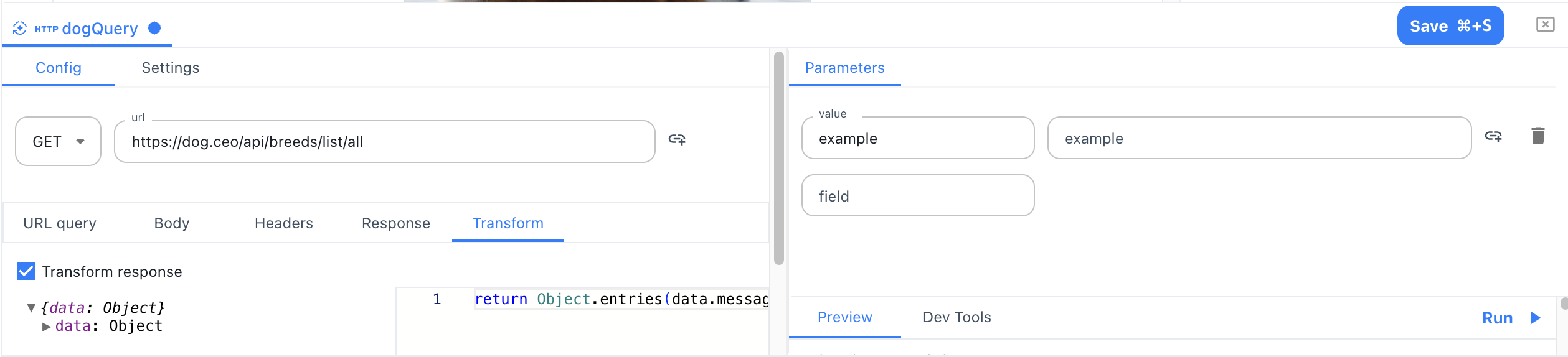 HTTP Request parameter